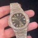 Trending VVS Lab Grownn Diamond Studded Iced Out Diamond Watch for Men Best Fashion