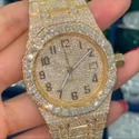 Hip Hop Customized Iced out Lab Grown Diamond Watch for Men VVS Diamond Watch Gift