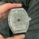 Best Quality Fully Customized Iced Out Diamond Lab Grown Watch for Men Hip Hop Diamond Jewelry