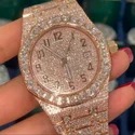 Best Quality Fully Customized Iced Out Diamond Lab Grown Watch for Men Hip Hop Diamond Jewelry