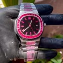 Good Quality Hip Hop Customized Iced out Lab Grown Diamond Watch for Men VVS Diamond Watch Gift