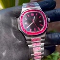 Good Quality Hip Hop Customized Iced out Lab Grown Diamond Watch for Men VVS Diamond Watch Gift