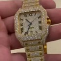 Good Quality Hip Hop Customized Iced out Lab Grown Diamond Watch for Men VVS Diamond Watch Gift