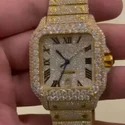 Good Quality Hip Hop Customized Iced out Lab Grown Diamond Watch for Men VVS Diamond Watch Gift