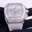 Hip Hop Customized Iced out Lab Grown Diamond Watch for Men VVS Diamond Watch Gift
