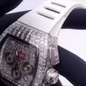 Hip Hop Customized Iced out Lab Grown Diamond Watch for Men VVS Diamond Watch Gift