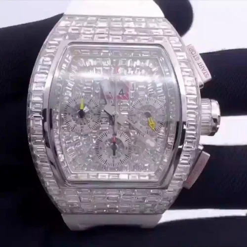 Hip Hop Customized Iced out Lab Grown Diamond Watch for Men VVS Diamond Watch Gift