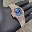 Best Selling Customized Iced Out Lab Grown Watch Stainless Steel Best Quality Diamond Watch for Men