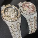 Premium Hip Hop Customized Iced out Lab Grown Diamond Watch for Men VVS Diamond Watch Gift
