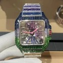 Good Quality Hip Hop Customized Iced out Lab Grown Diamond Watch for Men VVS Diamond Watch Gift