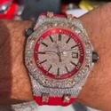 Good Quality Hip Hop Customized Iced out Lab Grown Diamond Watch for Men VVS Diamond Watch Gift