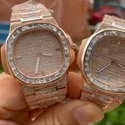 Best Quality Fully Customized Iced Out Diamond Lab Grown Watch for Men Hip Hop Diamond Jewelry