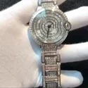 High Quality DEF Lab Grown Diamond Watch Colorless Diamond Hip Hop Style Diamond Watch