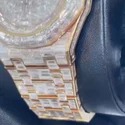 High Quality Custom Watch for Men Iced out Lab Grown Diamond Studded Watch Hip Hop Diamond Jewelry