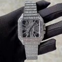 High Quality Customized Iced Out Lab Grown Watch Stainless Steel Best Quality Diamond Watch