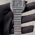 High Quality Customized Iced Out Lab Grown Watch Stainless Steel Best Quality Diamond Watch
