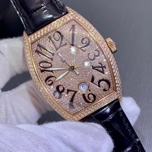 High Quality Customized Iced Out Lab Grown Watch Stainless Steel Best Quality Diamond Watch