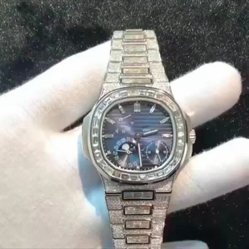 High Quality Hip Hop Customized Iced out Lab Grown Diamond Watch for Men VVS Diamond Watch Gift