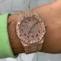 Top Quality Lab Grown Diamond Watch on Factory Price DEF Lab Grown Diamond Iced Out Watch