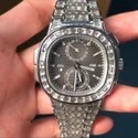 High Quality Hip Hop Customized Iced out Lab Grown Diamond Watch for Men VVS Diamond Watch