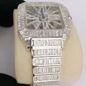 High Quality Hip Hop Customized Iced out Lab Grown Diamond Watch for Men VVS Diamond Watch Gift