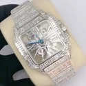 High Quality Hip Hop Customized Iced out Lab Grown Diamond Watch for Men VVS Diamond Watch Gift