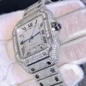 High Quality Hip Hop Customized Iced out Lab Grown Diamond Watch for Men VVS Diamond Watch Gift