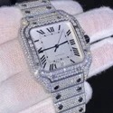 High Quality Hip Hop Customized Iced out Lab Grown Diamond Watch for Men VVS Diamond Watch Gift