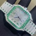 High Quality Hip Hop Customized Iced out Lab Grown Diamond Watch for Men VVS Diamond Watch Gift