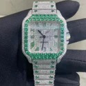 High Quality Hip Hop Customized Iced out Lab Grown Diamond Watch for Men VVS Diamond Watch Gift