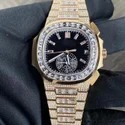 Premium Quality Fully Customized Iced Out Diamond Moissanite Watch for Men Hip Hop Diamond Jewelry