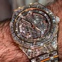 Trending Customized Iced Out Lab Grown Watch Stainless Steel Best Quality Diamond Watch for