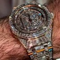 Trending Customized Iced Out Lab Grown Watch Stainless Steel Best Quality Diamond Watch for