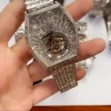 Good Quality Hip Hop Customized Iced out Lab Grown Diamond Watch for Men VVS Diamond Watch Gift