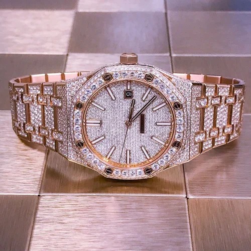Best Quality VVS Diamond Lab Grown Watch Fashion Jewelry Iced Out Diamond Watch