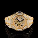High Quality DEF Lab Grown Diamond Watch Colorless Diamond Hip Hop Style Diamond Watch