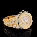 High Quality DEF Lab Grown Diamond Watch Colorless Diamond Hip Hop Style Diamond Watch