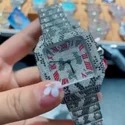 Best Selling Customized Iced Out Lab Grown Watch Stainless Steel Best Quality Diamond Watch for Men