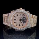 Hip Hop Customized Iced out Lab Grown Diamond Watch for Men VVS Diamond Watch Gift