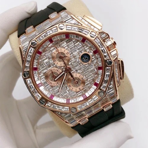 Best Quality VVS Diamond Lab Grown Diamond Watch Luxury Jewelry Iced Out Hip Hop Diamond Watch