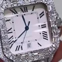 Trending Customized Iced Out Lab Grown Watch Stainless Steel Best Quality Diamond Watch