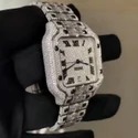 Trending VVS Lab Grown Diamond Studded Iced Out Diamond Watch for Men Best Fashion Jewelry Gift