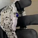 Trending VVS Lab Grown Diamond Studded Iced Out Diamond Watch for Men Best Fashion Jewelry Gift
