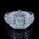 High Quality Fully Customized Lab Grown Iced Out Diamond Watch for Men Hip Hop Diamond Jewelry watch