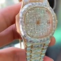Trending VVS Lab Grownn Diamond Studded Iced Out Diamond Watch for Men Best Fashion Jewelry Gift