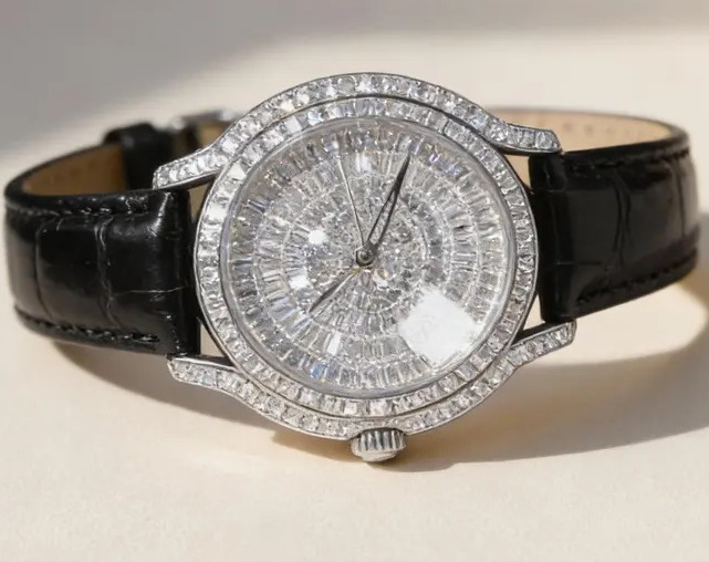 13.63ct Moissanite Watch Iced Out Baguette Automatic Watch 45mm Men Bust Down Watch Citizen 8215 Sapphire Stainless Steel Pass Diamond Teste — image 3