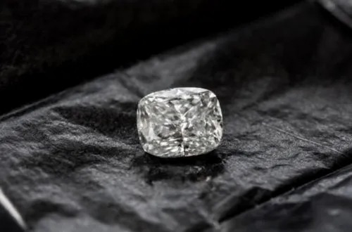 Colorless Cushion Moissanite White