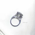 Double Shank DEF Round Cut Full White Moissanite White,Yellow,Rose Gold For Engagement, Wedding