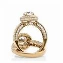 Round Brilliant Moissanite Ring, Engagement Ring, Diamond Ring for Women, Anniversary Gift for Her