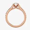 Round Brilliant Moissanite Ring, Engagement Ring, Diamond Ring for Women